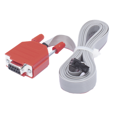 FN-X187 - Cable Programador / Serial UL 268A / 2.5 m (8.2 ft) / Conectores Hembra DB9 y 10-Pin