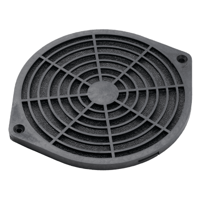 AFLTR6LD - Kit Filtro Protector de Dedos para Ventilador / 6 Pulgadas (152 mm) / Filtro Extraíble Lavable / Incluye Herrajes / Plástico Negro Mate