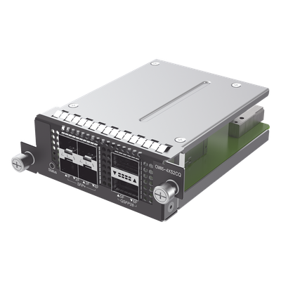 CM85-4XS2CQ - Tarjeta de Expansión / 4 Puertos SFP+ 10G / 2 Puertos QSFP28 100G / Fibra Óptica / Modular