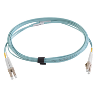 FJ2-LCLC5V-01AQ - Jumper de Fibra Óptica / Multimodo OM4 50/125 / LC-LC Duplex / OFNR / Aqua / 1 m (3.28 ft)