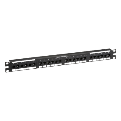DP245E88TGY - Panel de Parcheo de Impacto / Categoría 5e / 24 Puertos / 1UR / 19 Pulgadas / PoE 100W / T568A/B