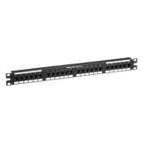 DP245E88TGY - Panel de Parcheo de Impacto / Categoría 5e / 24 Puertos / 1UR / 19 Pulgadas / PoE 100W / T568A/B