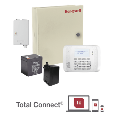 VISTA48RFGSMSS - Kit de alarma / Panel Vista-48LA / Comunicador celular LTE / Batería de respaldo / Transformador / AlarmNet