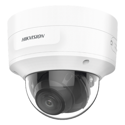 DS-2CD3746G2-IZS(H) - Domo IP / 4 Megapixel / Lente Mot. 2.7 a 13.5 mm / IR EXIR 40 m (131.2 ft) / IP66 / IK10 / DarkFighter / Audio y Alarma I/O / PoE+ / Micro SD / 4 Analíticos IA