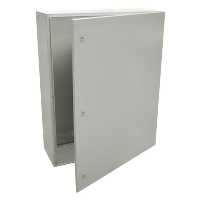 PST-80120-40A - Gabinete de Acero IP66 / IK10 / 800 x 1200 x 400 mm (31.5 x 47.2 x 15.7 in) / Carga 120 kg / Placa Trasera Metálica / Cerradura con Llave