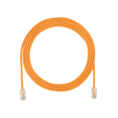 UTP28X10OR - Cable de Parcheo UTP Cat6A / 28AWG Diámetro Reducido / CM-LSZH / 3.05 m (10 Pies) / Naranja