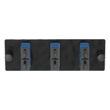 FAP3WBUDSCZ - Placa Acopladora de Fibra Óptica / 3 Conectores SC Duplex (6 Fibras) / Monomodo OS1/OS2 / Color Azul / Diseño Modular Zero RU
