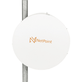 NPUW3 - Antena Parabólica / 4.9-7.2 GHz / Ganancia 34 dBi / Dual Slant 45° / 96 cm (37.8 in) / Fibra de Vidrio / Conector N-Hembra Dual