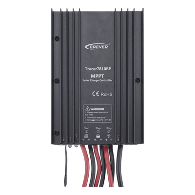 TRACER7810BP - Controlador Solar MPPT / 30 A / 12/24 V / VOC 100 VCC / IP68 / RS-485 / Compatible LiFePO4