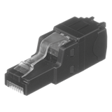 FP6X88MTG - Plug RJ45 UTP / Cat6A / Terminación en Campo / 22-26 AWG / Recto y Angulado / 0.5-0.7 ft Equivalente