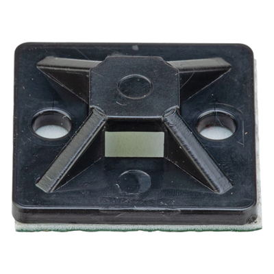 SMP16A-C0 - Montaje Adhesivo para Bridas / 4 Vías / 25 x 25 mm (0.98 x 0.98 in) / Nylon 6.6 V-2 / Interior y Exterior / Paquete 100 pz