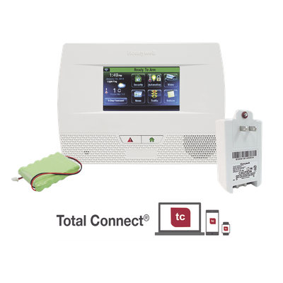 L5210-PK-S - Panel de alarma inalámbrico / Pantalla táctil color 4.3" / Comunicador telefónico integrado / Z-Wave / 64 zonas / Total Connect