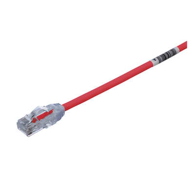 UTP28X15RD - Cable de Parcheo UTP / Cat6A / 28AWG Diámetro Reducido / CM-LSZH / 4.57 m (15 ft) / Rojo
