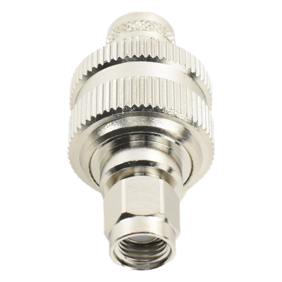 RP-3000-I - Conector SMA Macho Inverso / Anillo Plegable / Cables RG-8/U, LMR-400, Belden 9913 / Cuerpo Bronce Níquel / Contacto Oro / Aislante Teflón