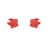 PSL-USBB - Bloqueador de Puertos USB Tipo B / 10 Unidades / Removible con Llave / Policarbonato / Rango -35°C a 93°C / RoHS