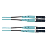 FX2ELLNLNSNM002 - Jumper de Fibra Óptica / Multimodo OM3 50/125 / LC-LC Dúplex / LSZH / 2 m (6.56 ft) / Aqua