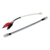 VDV770-855 - Cables de Repuesto para Probador de Red / Tone & Probe / RJ45-RJ45 / RJ11-Cocodrilo / 5.9'' (15 cm) / PVC-Policarbonato