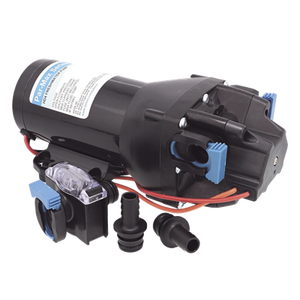 Q401J-115S-3A - Bomba Diafragma Marina / 12 V / 4 GPM / 40 PSI / Autocapado 2.4 m (7.9 ft) / IPX6