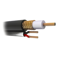RG-59-V/1000 - Cable Coaxial Siamés RG59 / 305 m (1000 ft) / Malla Cobre 96% / SFS HD / Intemperie