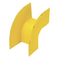 FROVRA4X4LYL - Bajada Vertical Exterior 90° / Canaleta 4x4 / Radio Curvatura 50.8 mm / PC/ABS / Amarillo