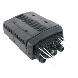 LP-FAT16DB - Caja de Distribución de Fibra Óptica / 16 Puertos SC/APC / IP68 / IK10 / Splitter 1x16 Incluido / Instalación Aérea, Poste o Pared
