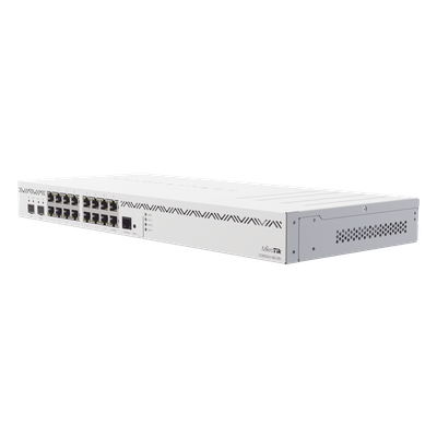 CCR2004-16G-2S+ - CCR2004-16G-2S+, Ruteador 16xGEth, 2xSFP+ 10G, CPU 4 núcleos 1700 MHz, RAM 4 GB, RouterOS V7 L6,