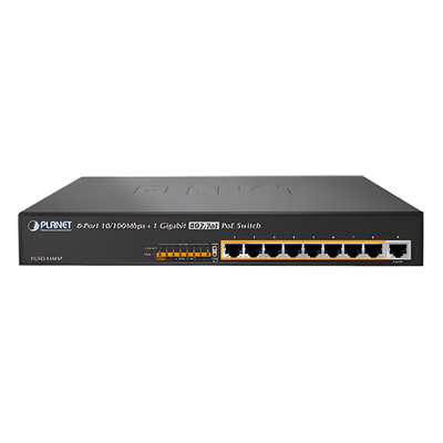 FGSD-910HP - Switch no administrable de 8 Puertos PoE+ 100BaseTX + 1 Puerto 100/1000Base-T con 130W de Potencia Total