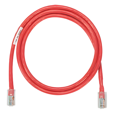 NK5EPC7RDY - Cable de Parcheo UTP / Categoría 5e Clase D / 2.13 m (7 ft) / 24 AWG / RJ45 / Rojo