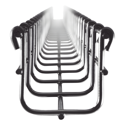 CH-54-50EZ - Charola Tipo Malla / 54 mm Peralte / 50 mm Ancho / 3 m (9.84 ft) / Electro Zinc / 43 Cables Cat6