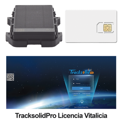 LL303KIT3 - Localizador GPS 4G / Panel Solar / Batería 10,000 mAh / IP67 / Alarma de Sabotaje / Rastreo de Contenedores