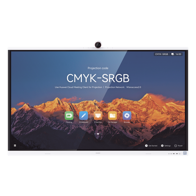 IHS2-65SA - HUAWEI IdeaHub S2, Pantalla interactiva para Colaboración Inteligente, 65", 4K UHD, Harmony OS, Wi-Fi 6, Cámara inteligente, Funcionalidad BYOM.