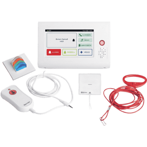 KIT-NX1021-ROOM - Kit de Habitación Hospitalaria PRO / Terminal IP 7" Táctil + Pulsador Cama IP67 + Luz Cuatricolor + Tirador Baño / Comunicación Paciente-Enfermero VoIP SIP / PoE / Antibacteriano