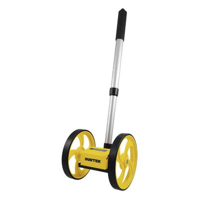 SYS-122-269 - Odómetro Manual / Doble Rueda 6" / Medición 10,000 m (32,808 ft) / Mango Extensible / Plegado 44 cm (17.3 in)