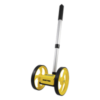 SYS-122-269 - Odómetro Manual / Doble Rueda 6" / Medición 10,000 m (32,808 ft) / Mango Extensible / Plegado 44 cm (17.3 in)