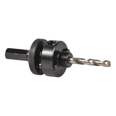 D-21836 - Adaptador de Árbol para Broca Sierra / 1-1/4" a 6" (32 mm a 152 mm) / Zanco Hexagonal 7/16" y 1/2" / Guía de Perforación Centralizada