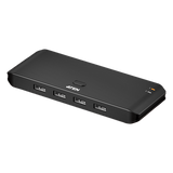 US4224 - Switch USB 2.0 Compartido 2 x 4 Essentials | 480 Mbps | InstaSync | Pulsador Integrado | Diseño Compacto