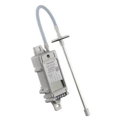 P7660D1000D - Transmisor de Presión Diferencial / 4 Rangos Seleccionables 1 a 10 in WC / Salida 4-20 mA o 0-5/0-10 VDC / Display LCD / Sonda Estática Integrada o Remota / Alimentación 12-30 VDC o 24 VAC