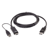2L7D02HDP - ATEN Cable HDMI a DisplayPort True 4K de 1,8 m