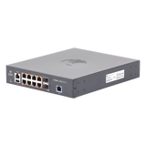 MX-EX2010PXA-U - Switch Capa 3 / 10 Puertos / 8 PoE Gigabit 802.3af/at / 2 SFP / 20 Gbps Rendimiento / Administración en la Nube