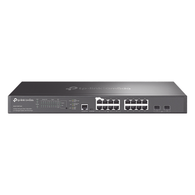 SG3218XPM2 - Switch L2+ PoE+ / 16 Puertos MultiGigabit 2.5G / 8 Puertos PoE+ 240W / 2 Puertos SFP+ 10G / 120 Gbps / Administración Centralizada