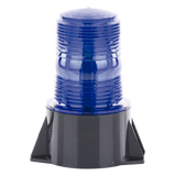 X62B - Mini Burbuja de LED / 12-80 VCC / IP66/67 / 3.9 x 4.9 in / SAE J845 Clase III / Azul