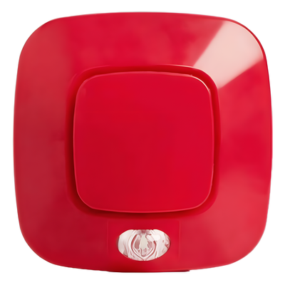 IS20-21RE - Indicador de Alarma Óptico-Acústico / 101 dB / 14 Tonos / Estrobo Blanco / IP65 / EN 54-3 y EN 54-23 / -10°C a 55°C