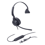 UH44-MONO-USB-C/A - Headset USB Mono / Cancelación de Ruido AI / Altavoz 35 mm / USB-C/A / Indicador de Ocupado / 20 Hz - 20 kHz