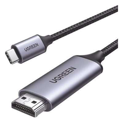 50570 - Cable Adaptador USB-C a HDMI / 4K@60Hz / 1.5 m (4.92 ft) / Thunderbolt 3 y 4 / Nylon Trenzado / Aluminio