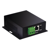 WI-POE61-24V - Convertidor PoE Industrial / Entrada 802.3 af/at / Salida PoE Pasivo 24V / Puertos RJ45 100/1000 Mbps / Alcance 100 m (328 ft) / Rango -10 a 70 °C
