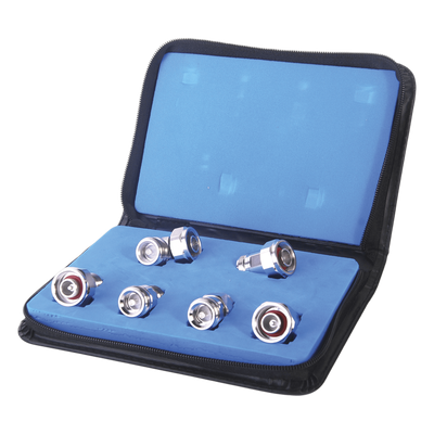 RFA-4195-01 - Kit de Adaptadores de Bajo PIM / MINI DIN 4.1-9.5 a N / 6 Piezas / Hasta 7.5 GHz / VSWR 1.20:1