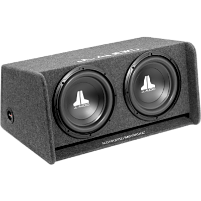 10-03055-00 - Subwoofer W0v3 dual de 12 pulgadas / Car Audio / 300 W RMS o 600 W RMS / Impedancia 2 Ω o 4 Ω / Carcasa con Puertos de Ranura / Cono de Polipropileno Relleno de Minerales / Terminal con Botones