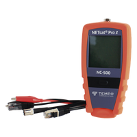 NC-500 - Probador de Cable / Pantalla Táctil Retroiluminada / TDR Subnanosegundo / Gigabit y PoE / 8 Pruebas Simultáneas / 10 pies Detección Pares Divididos