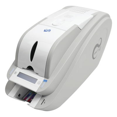 SMART50-SK - Kit de Impresora de tarjetas de PVC/ Cinta 250 impresiones/ Paq 100 tarjetas PVC/ Software / Impresión UN SOLO LADO / Laminación opcional