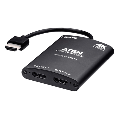 VS82H - Distribuidor HDMI / True 4K / 2 Puertos / HDMI 2.0 / HDCP 2.2 / 18 Gbps / Alcance 5 m (16.4 ft)
